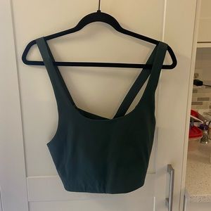 Never worn forest green girlfriend collective plus size sports bra